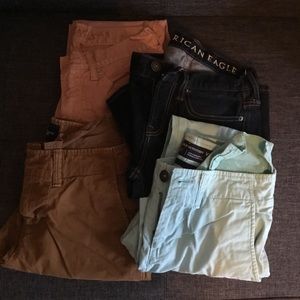 4 pants $25